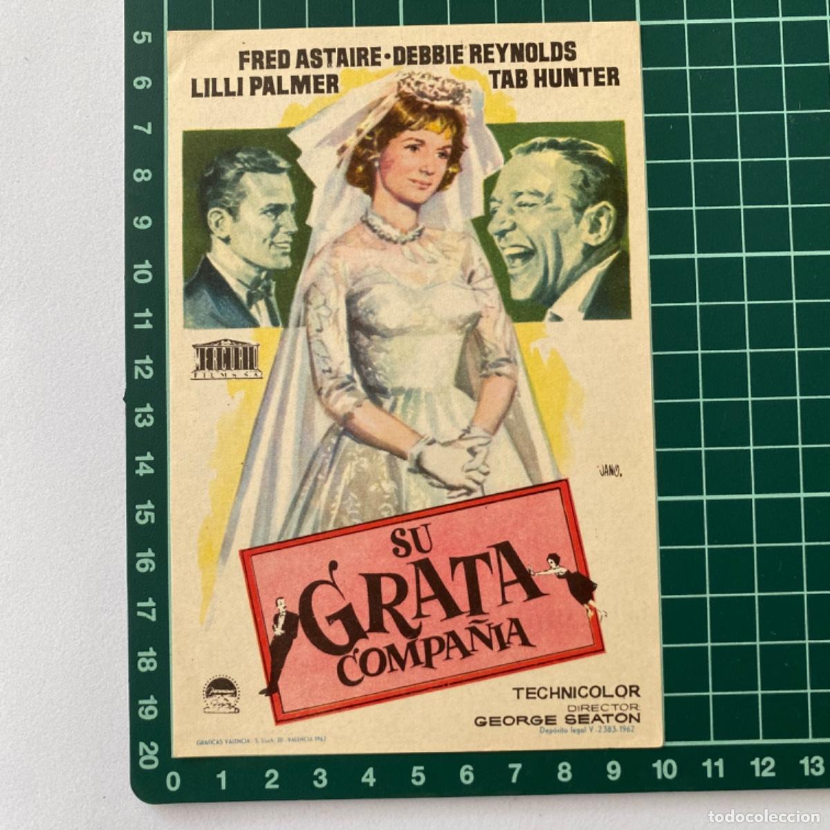 Cine: Programa de cine folleto de mano pelicula Su grata compa&ntilde;ia - Foto 1