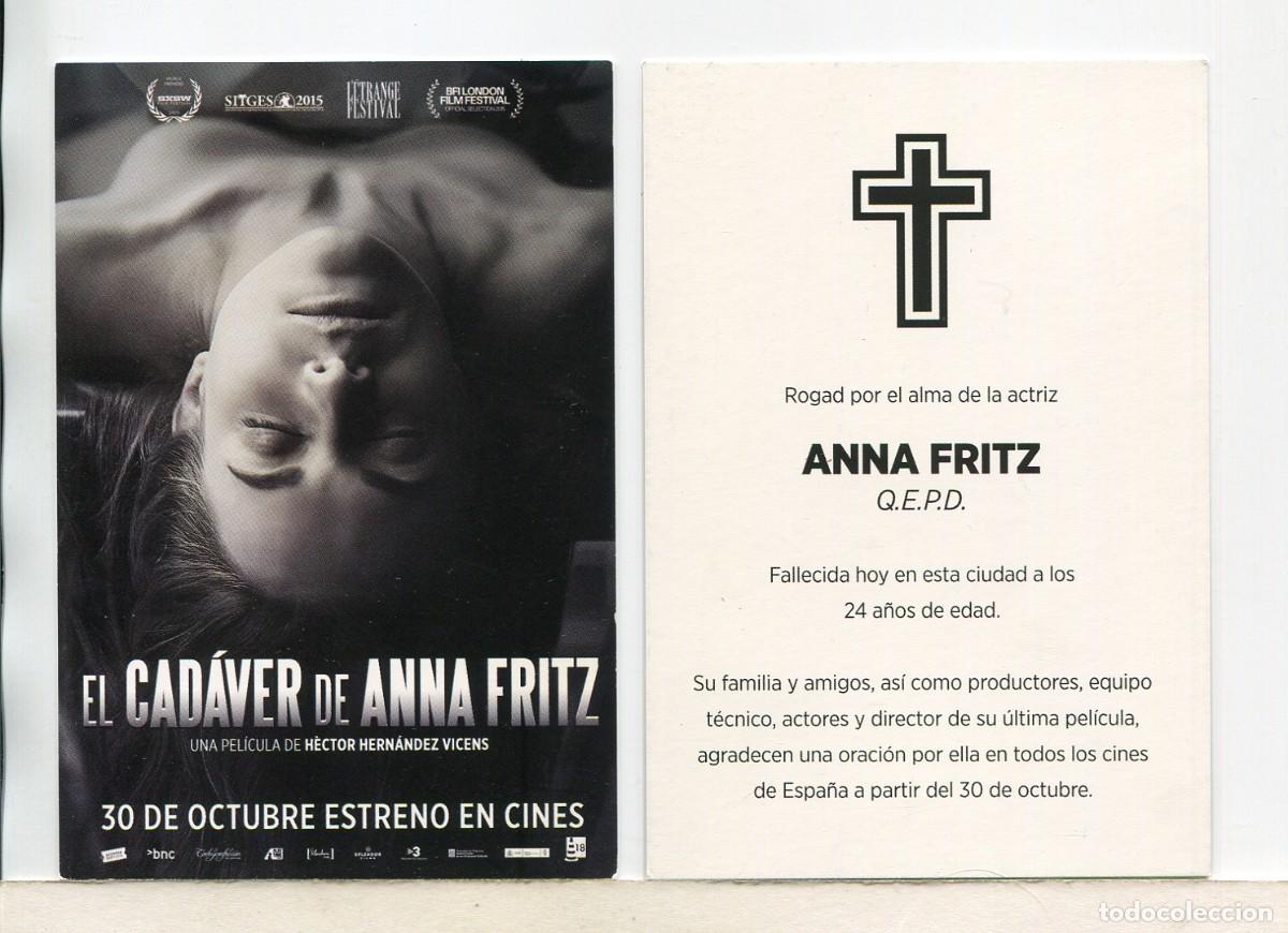 Cine: EL CAD&Aacute;VER DE ANNA FRITZ, de H&eacute;ctor Hern&aacute;nded. - Foto 1