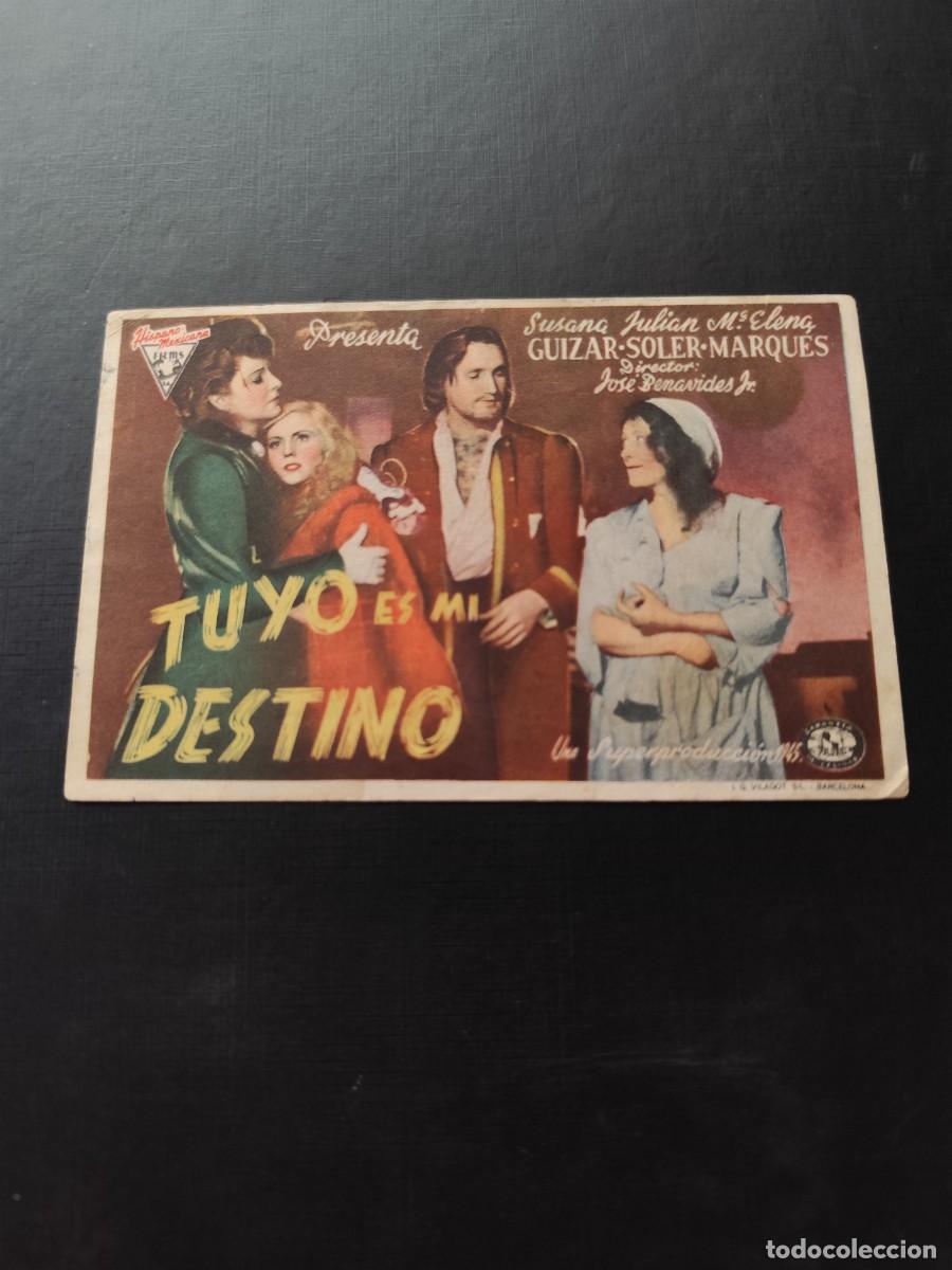 Cine: Tuyo es mi destino sin publicidad