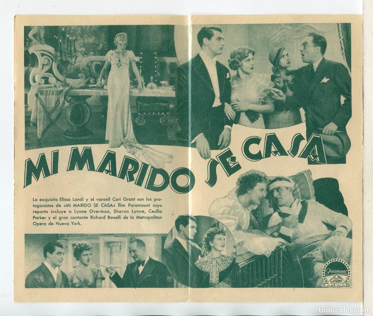 Cine: MI MARIDO SE CASA, con Cary Grant. - Foto 2