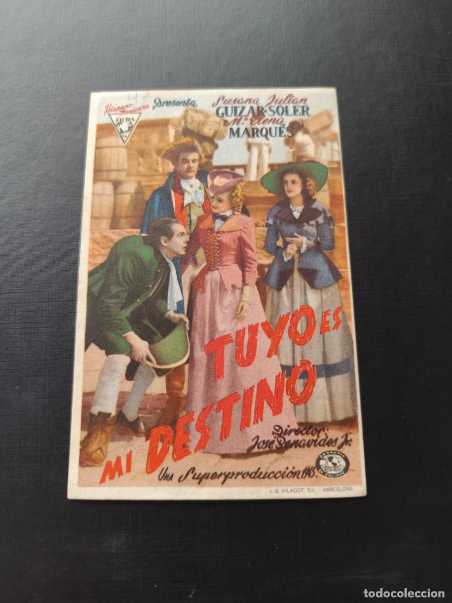 Cine: Tuyo es mi destino sin publicidad