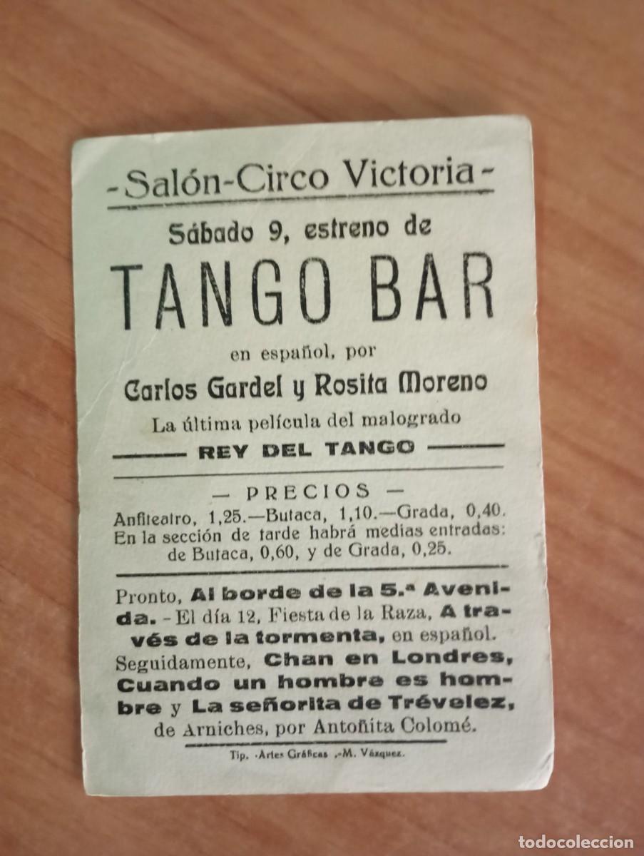Cine: VERDE3-- PROGRAMA DE CINE --- TANGO BAR ct - Foto 2