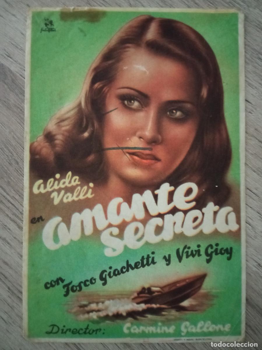 Cine: AMANTE SECRETA, ALIDA VALLI