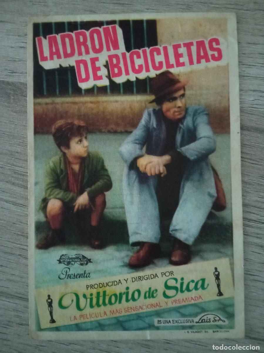 Cine: LADRON DE BICICLETAS, VITTORIO DE SICA, CINE DORADO