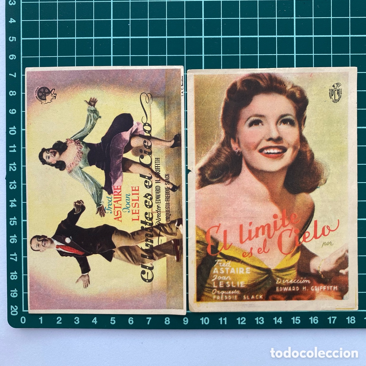 Cine: Programa de cine folleto de mano pelicula El limite es el cielo - Foto 1