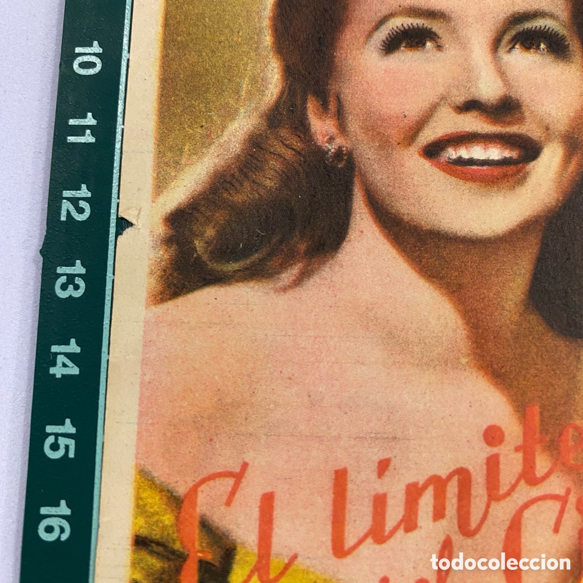 Cine: Programa de cine folleto de mano pelicula El limite es el cielo - Foto 5