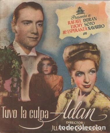 Cine: PROGRAMA DOBLE DE CINE: TUVO LA CULPA ADAN PC-7912 - Foto 1