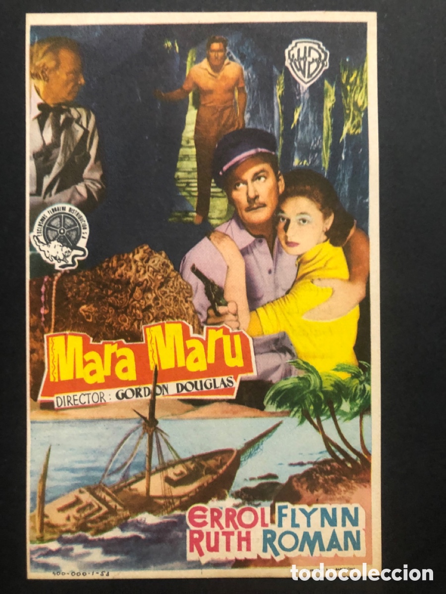 Cine: Programa maru maru errol flynn Con publicidad cine capitol valencia A10