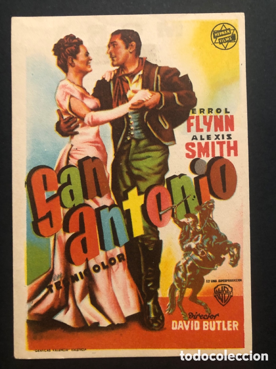 Cine: Programa san Antonio errol flynn Con publicidad cine mora A10