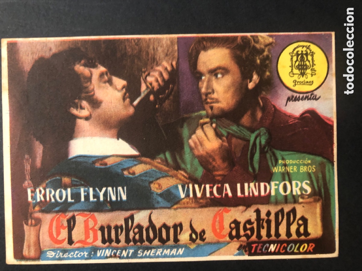 Cine: Programa el burlador de castilla errol flynn Con publicidad sociedad la principal A10
