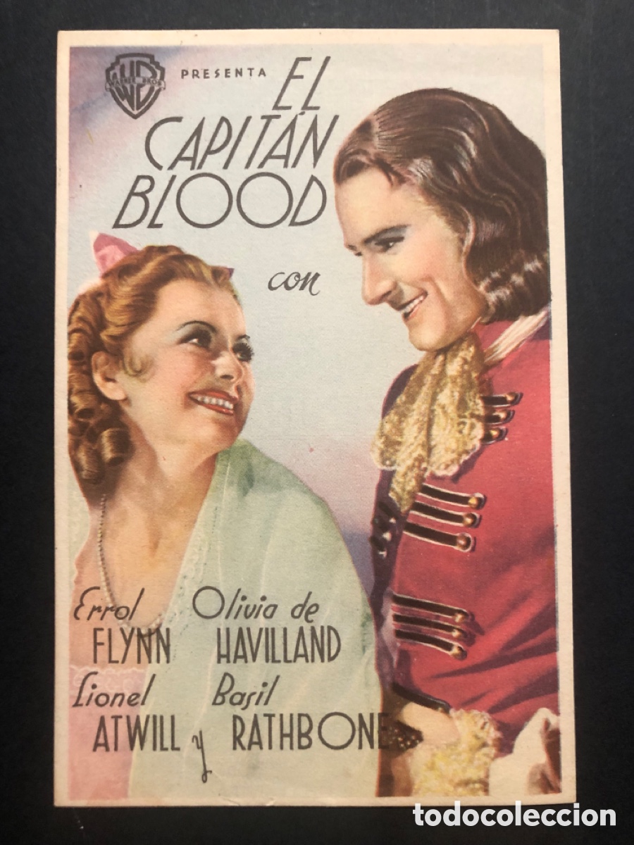 Cine: Programa el capit&aacute;n blood errol flynn Con publicidad cine alameda alcoy A10
