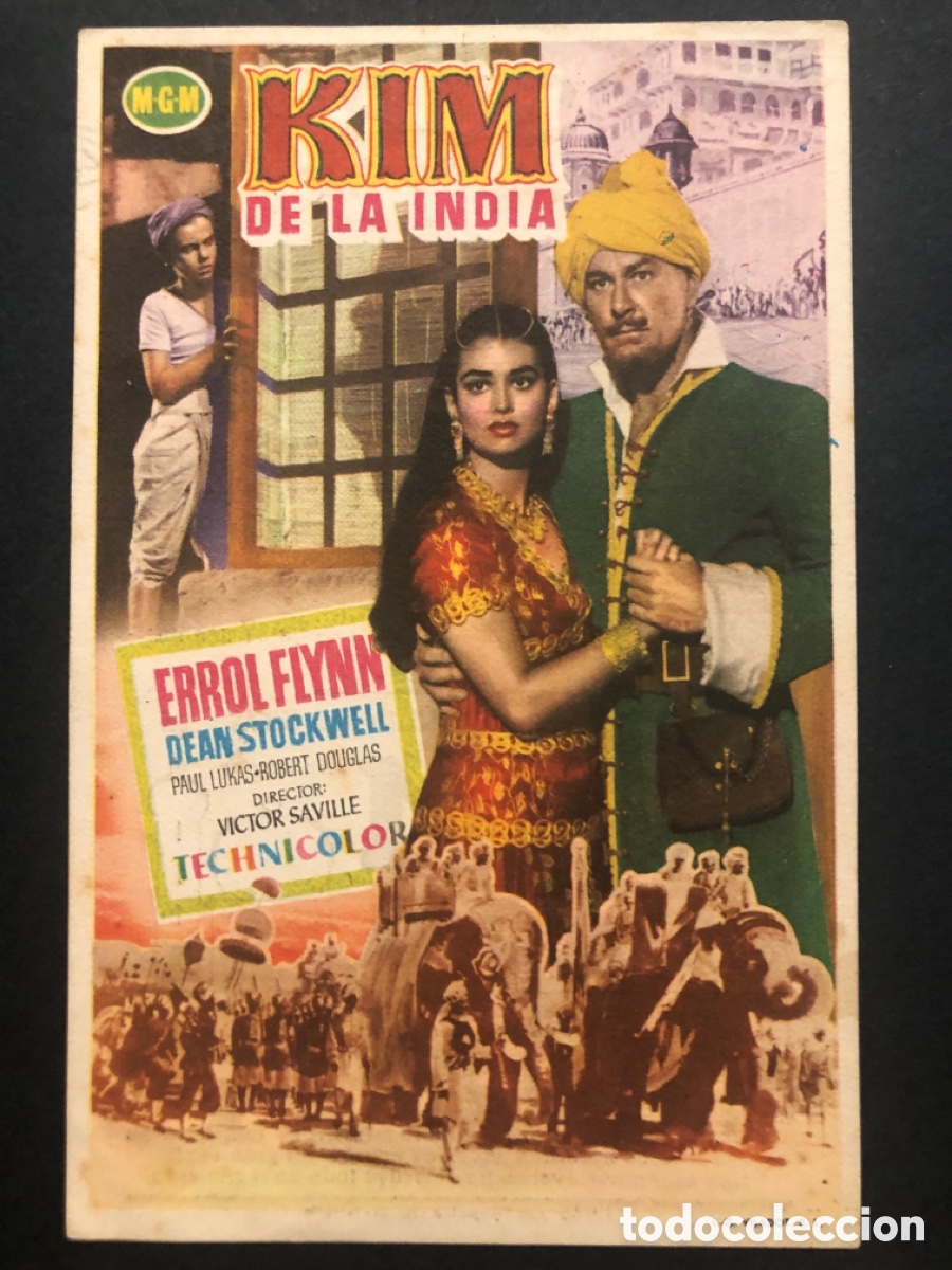 Cine: Programa Kim de la india errol flynn Con publicidad cine sur mislata A10