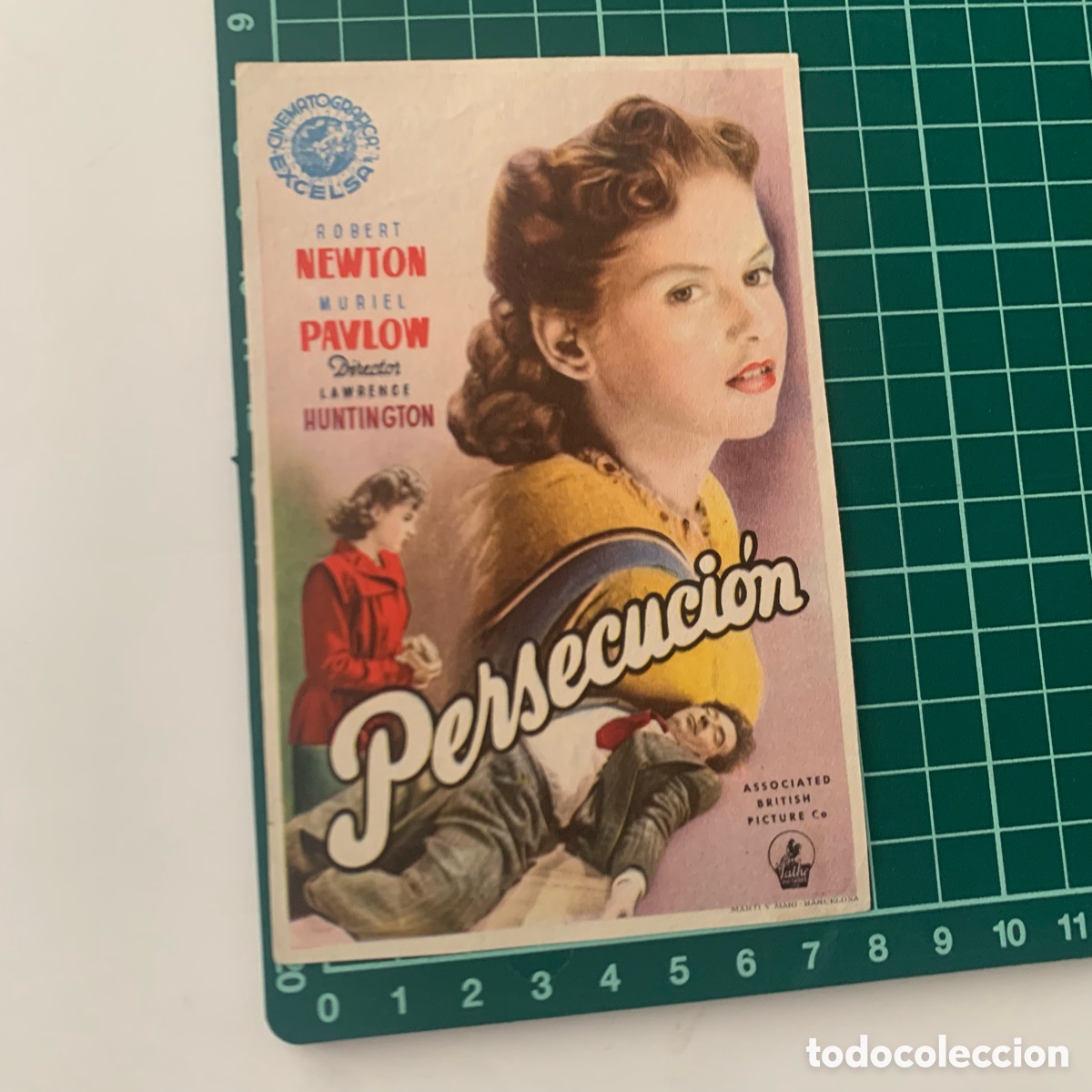 Cine: Folleto de mano programa de cine pel&iacute;cula persecucion - Foto 1