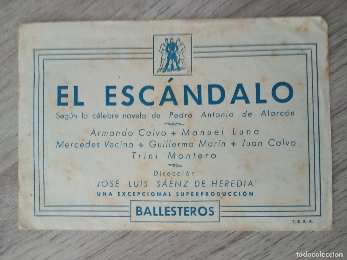 Cine: EL ESC&Aacute;NDALO, ARMANDO CALVO - Foto 2