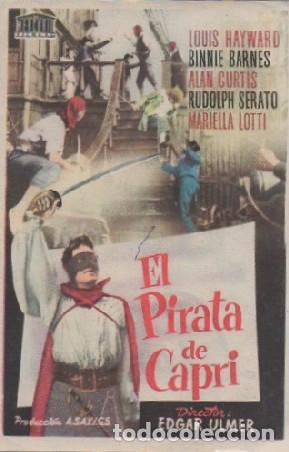 Cine: PROGRAMA DE CINE: EL PIRATA DE CAPRI PC-7951 - Foto 1