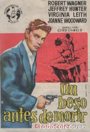 Cine: PROGRAMA DE CINE: UN BESO ANTES DE MORIR PC-7958 - Foto 1