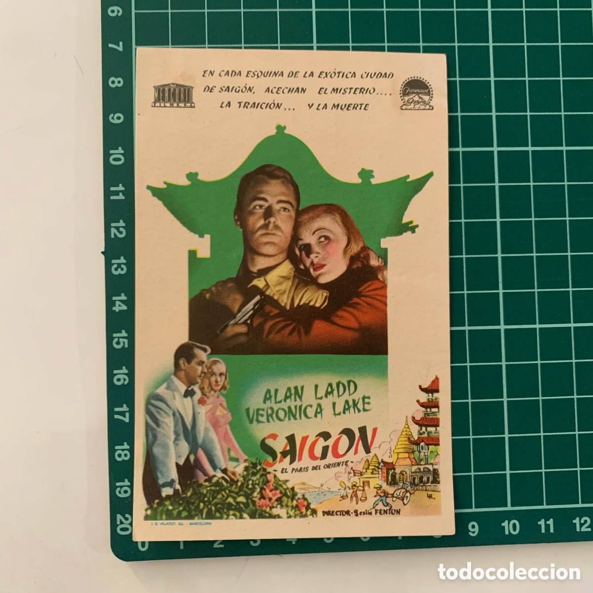 Cine: folleto de mano programa de cine pelicula saigon - Foto 1