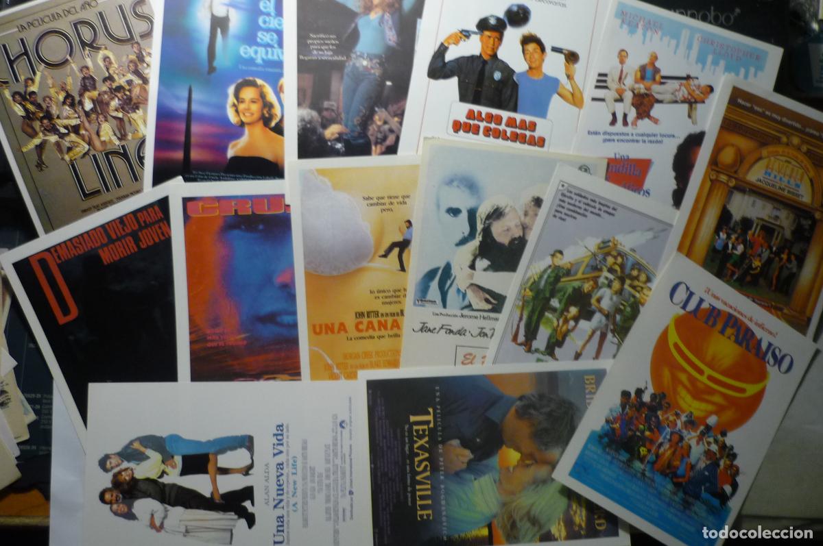 Cine: lote programas cine peliculas modernas imprenta - Foto 1