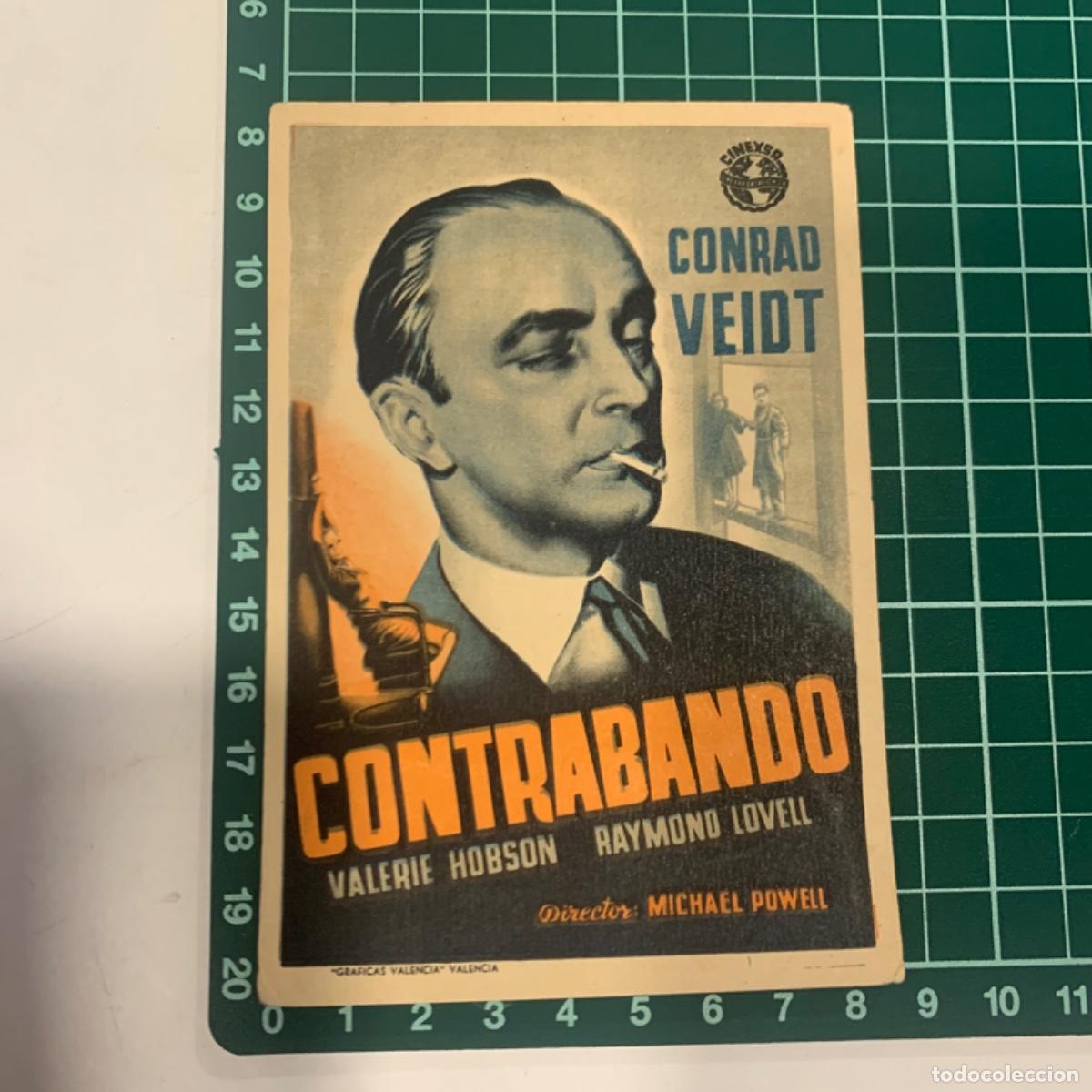 Cine: Folleto de mano programa de cine pelicula contrabando - Foto 1