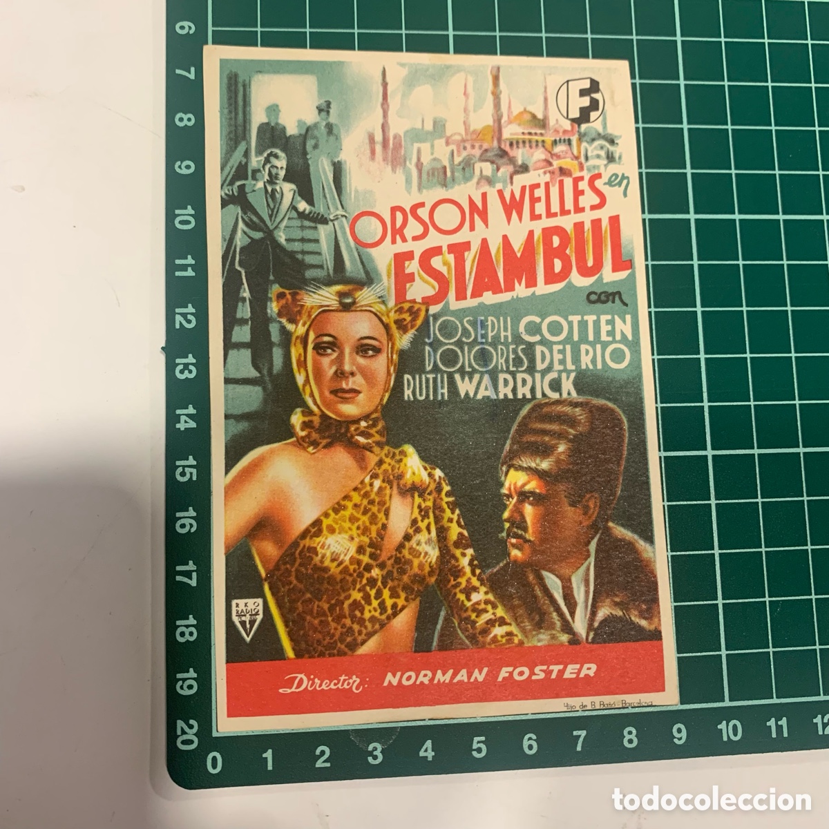 Cine: Folleto de mano programa de cine pelicula estambul - Foto 1
