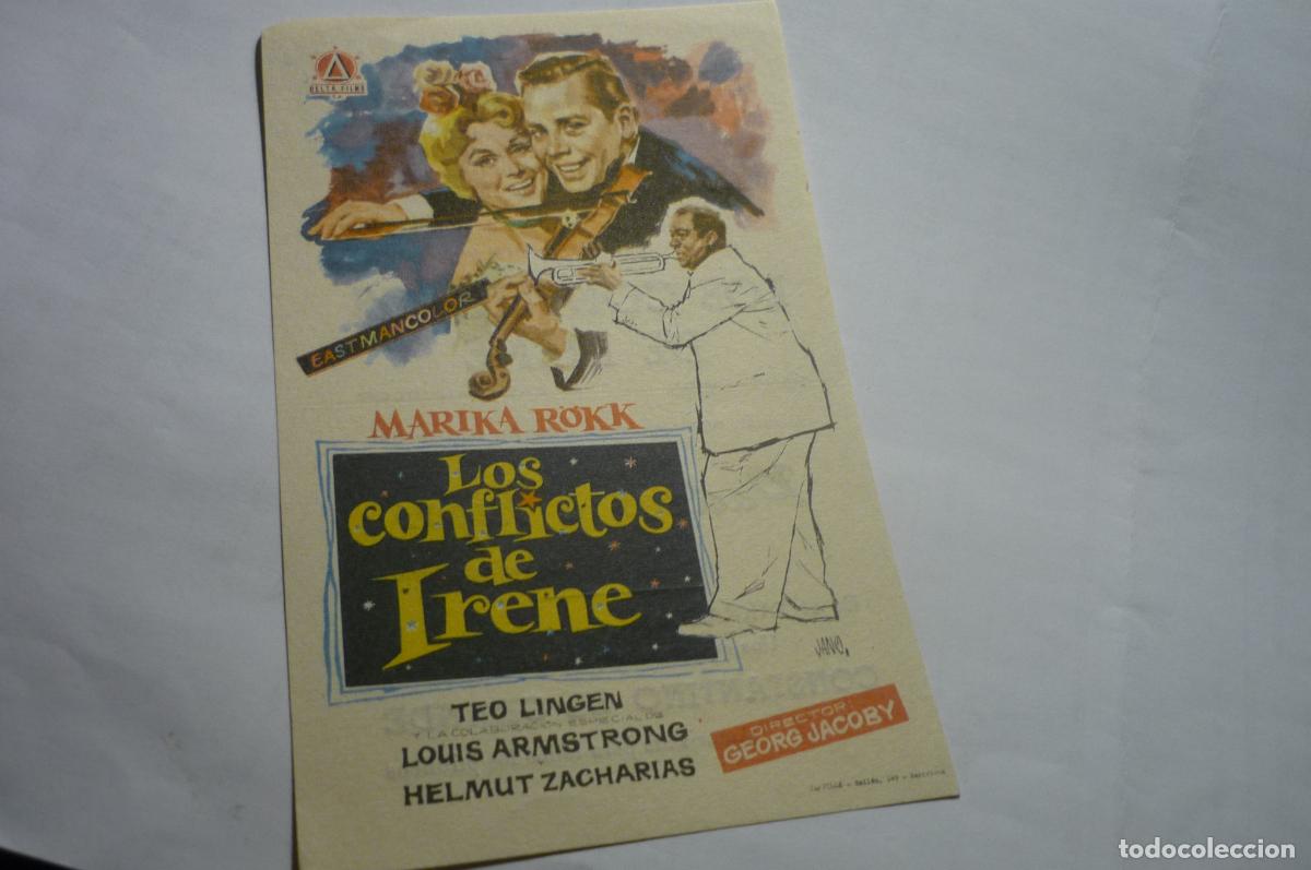 Cine: programa los conflictos de irene,.marika rokk publicidad - Foto 1