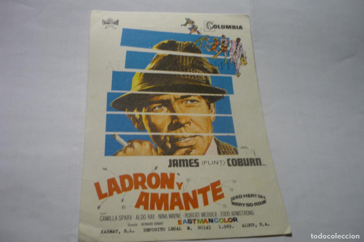 Cine: programa ladron y amante.-james coburn publicidad - Foto 1