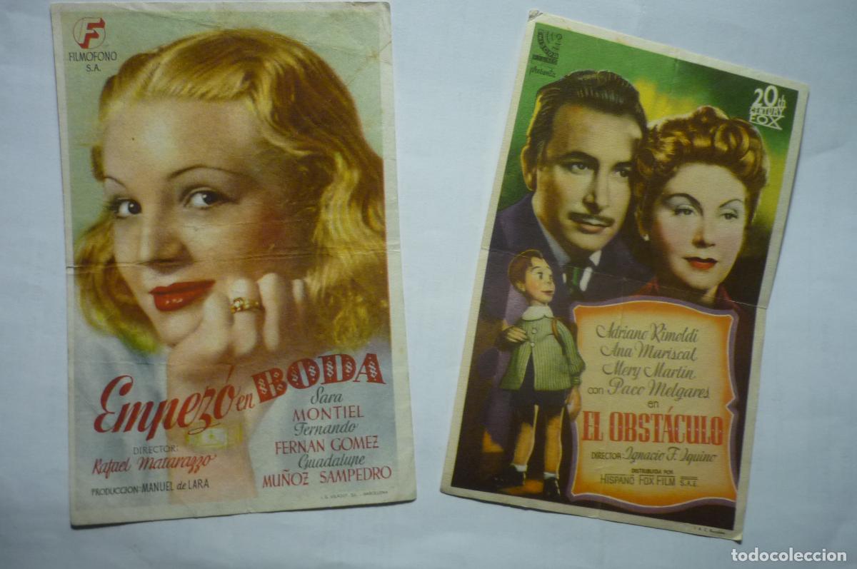  Foglietti di film di film antichi di cinema: lote programas cine --sello cine avenida salomo-tarragona