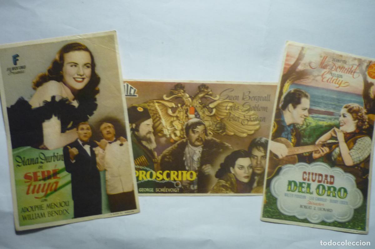 Cine: lote programas cine &iexcl;&iexcl;dorso sello cinema nulles -tarragona&iexcl;&iexcl; - Foto 1