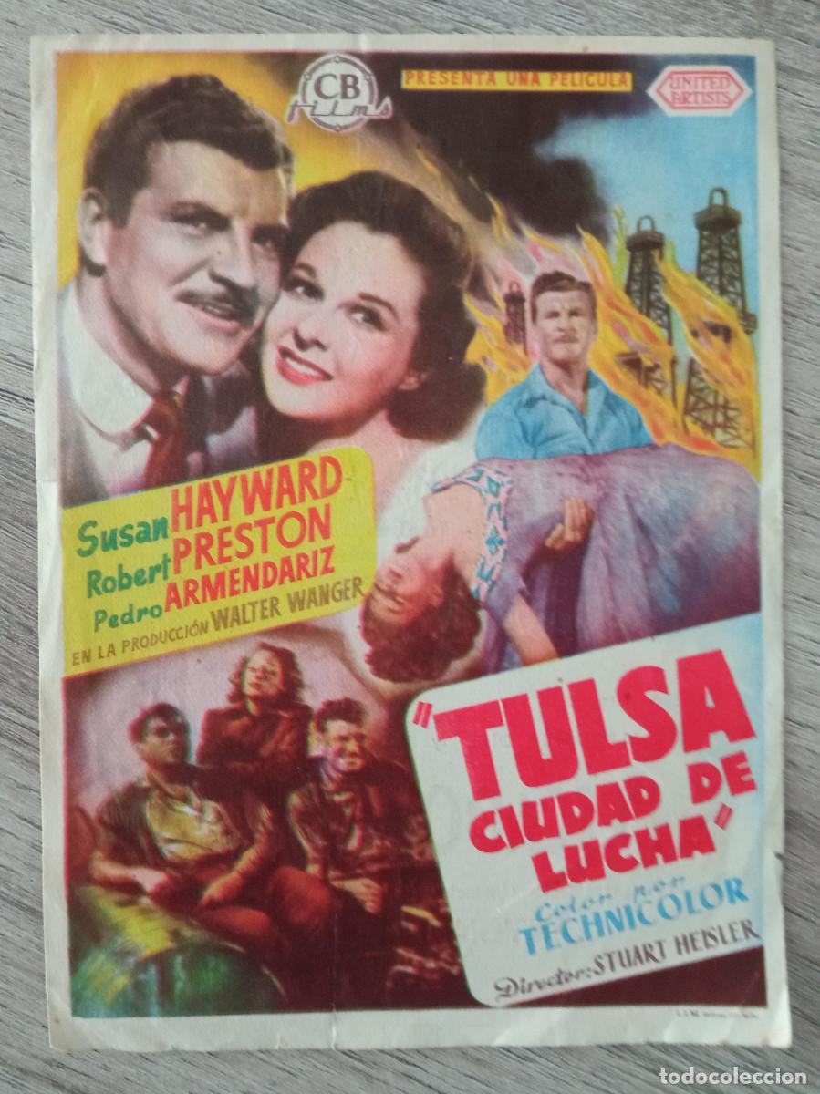 Cinema: TULSA CIUDAD DE LUCHA, SUSAN HAYWARD, CINE CAPITOL, SANTA COLOMA DE GRAMANET, 1954