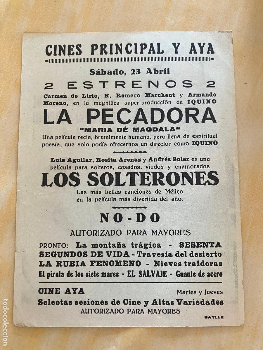 Cine: La pecadora - Programa de cine C/P Badalona - Foto 2