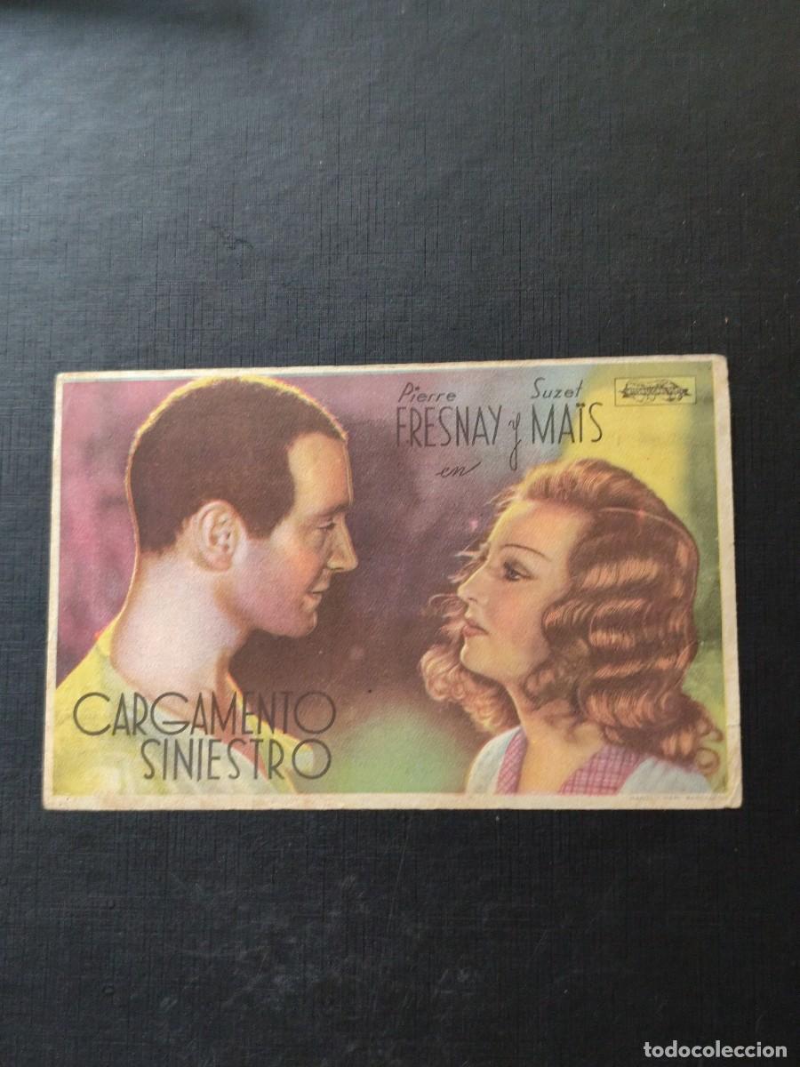 Folhetos de m&atilde;o de filmes antigos de cinema: Cargamento sangriento sin publicidad