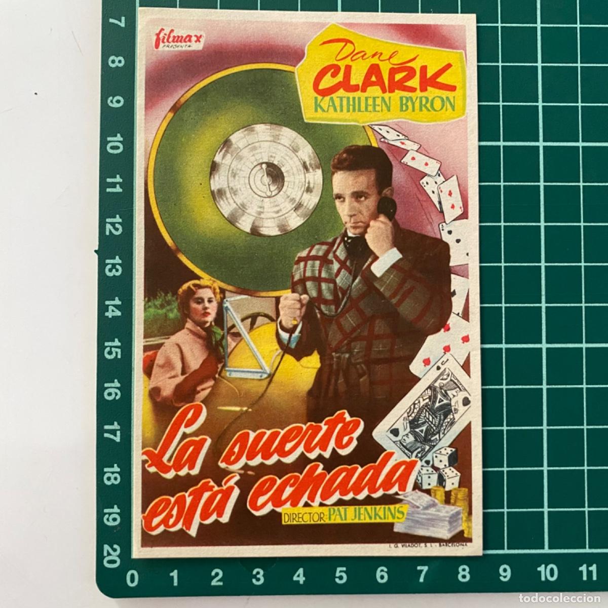 Cine: folleto de mano programa de cine pelicula La suerte esta echada - Foto 1