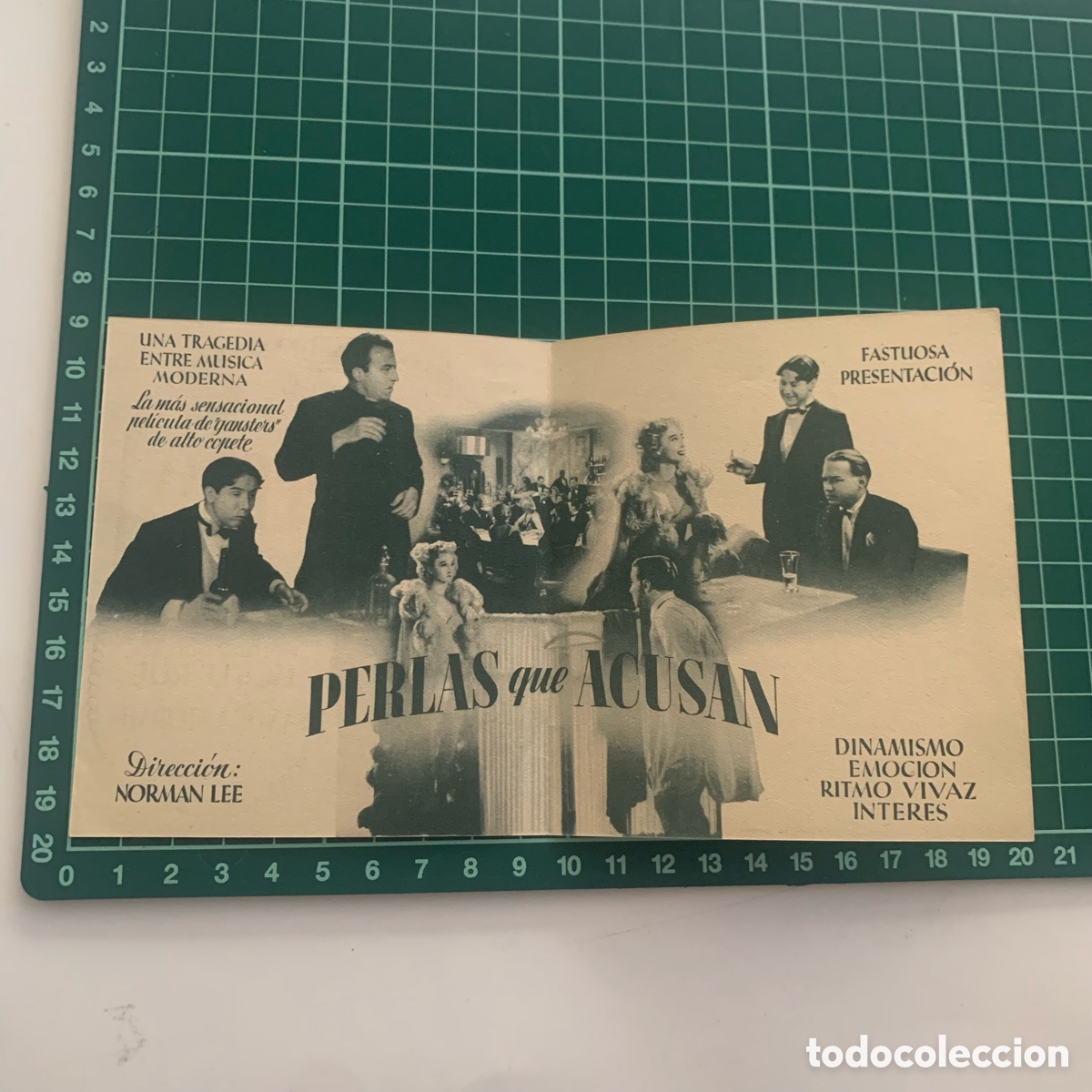 Cine: folleto de mano programa de cine pelicula perlas que acusan - Foto 2