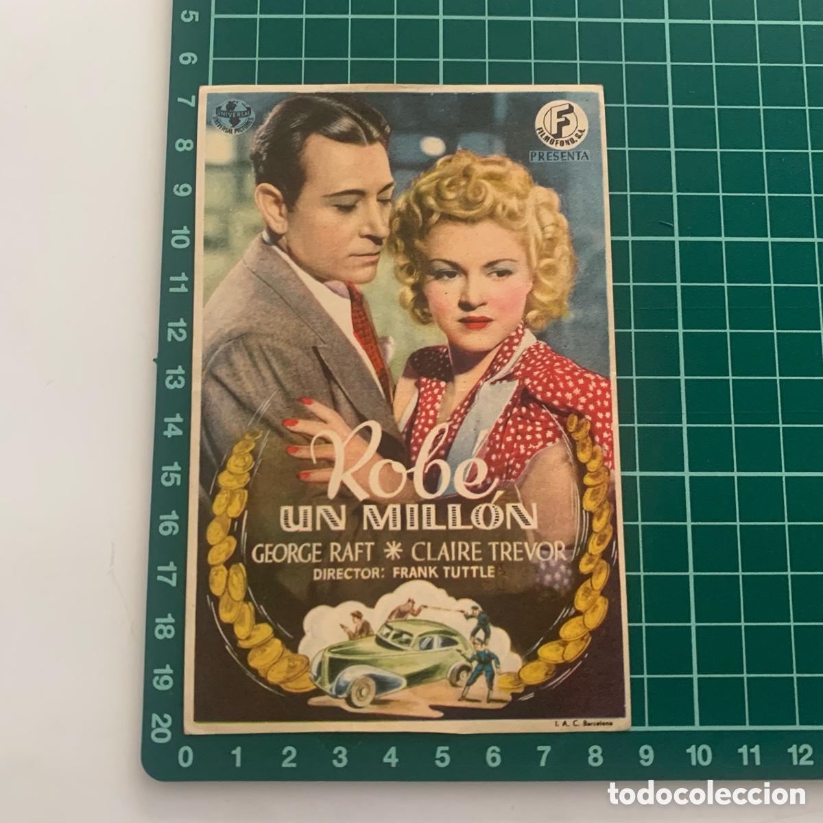 Cine: folleto de mano programa de cine pelicula robe un millon - Foto 1