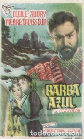 Cine: PROGRAMA DE CINE: BARBA AZUL PC-7978 - Foto 1