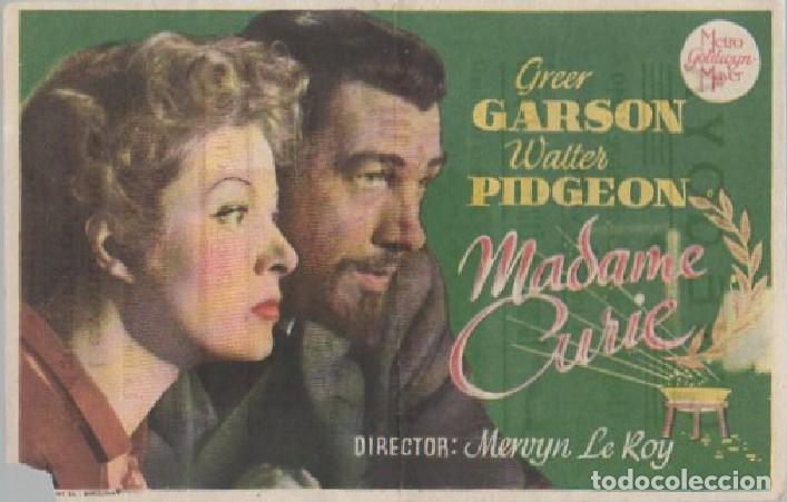 Cine: PROGRAMA DE CINE: MADAME CURIE PC-7983 - Foto 1
