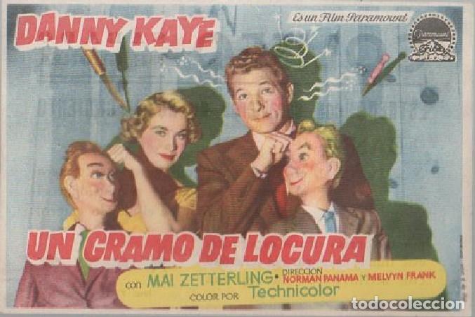 Cine: PROGRAMA DE CINE: UN GRAMO DE LOCURA PC-7984 - Foto 1