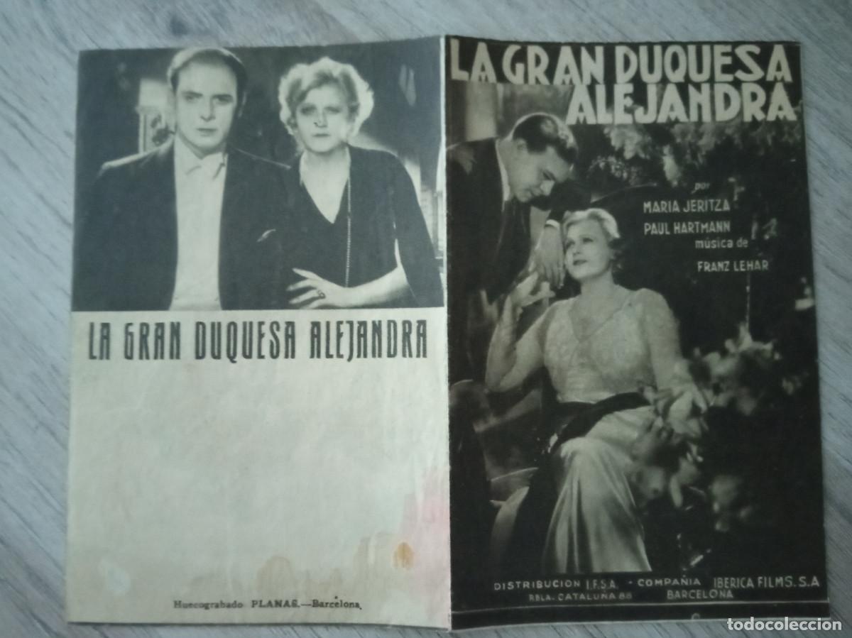 Cine: LA GRAN DUQUESA ALEJANDRA, MARIA JERITZA - Foto 3