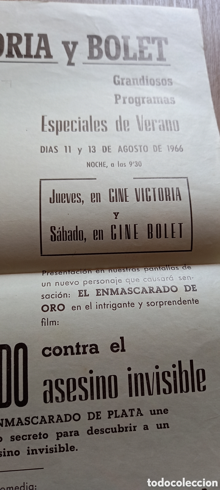 Cine: ANTIGUO PROGRAMA DE CINE - Foto 5