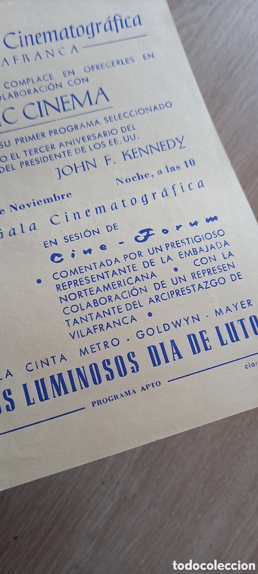 Cine: ANTIGUO PROGRAMA DE CINE - Foto 4