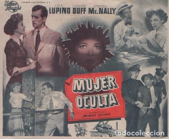 Cine: PROGRAMA DE CINE: MUJER OCULTA PC-8008 - Foto 1