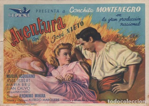 Cine: PROGRAMA DE CINE: AVENTURA PC-8013 - Foto 1