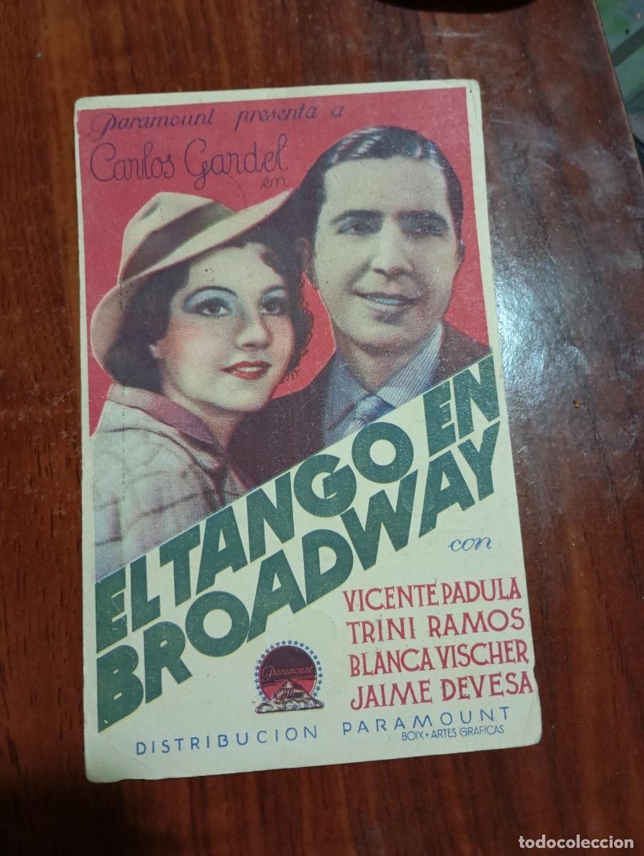Cine: ALB3-- PROGRAMA DE CINE --- EL TANGO EN BROADWAY ct - Foto 1