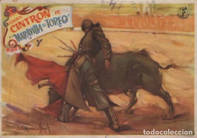 Cine: PROGRAMA DE CINE: MARAVILLA DEL TOREO PC-8044 - Foto 1