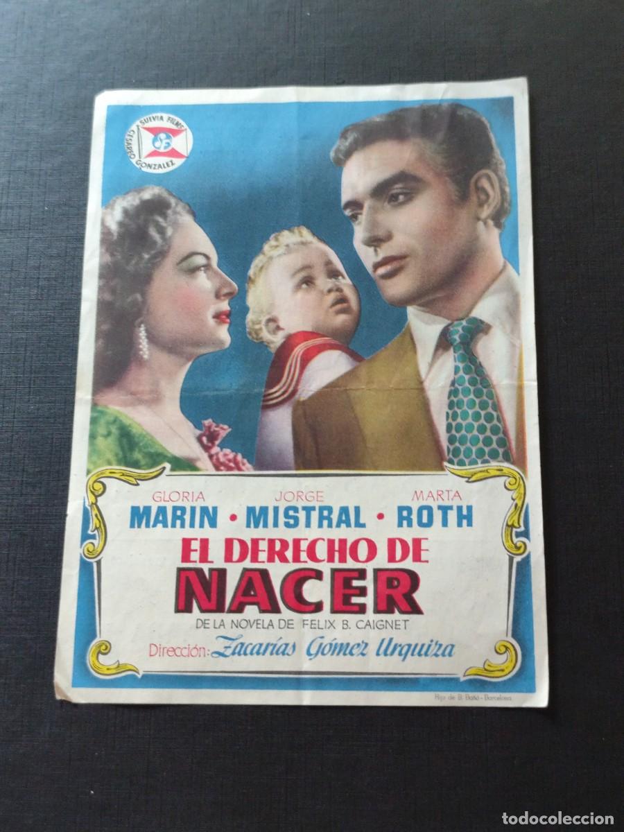 Cine: El derecho de nacer con Publicidad Teatro Alegr&iacute;a y Cine Dorado Tarrasa