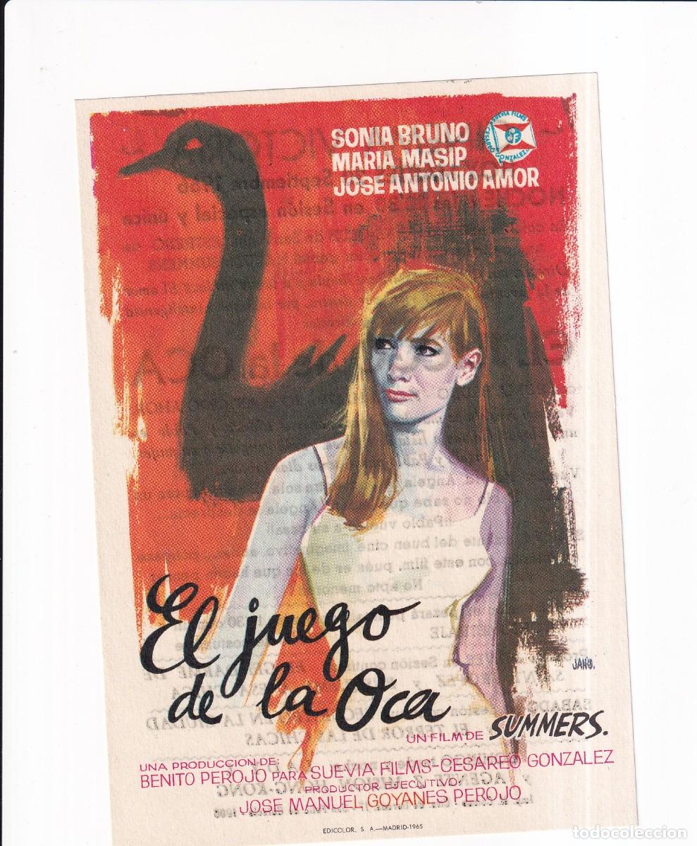 Cine: EL JUEGO DE LA OCA : SONIA BRUNO - Foto 1