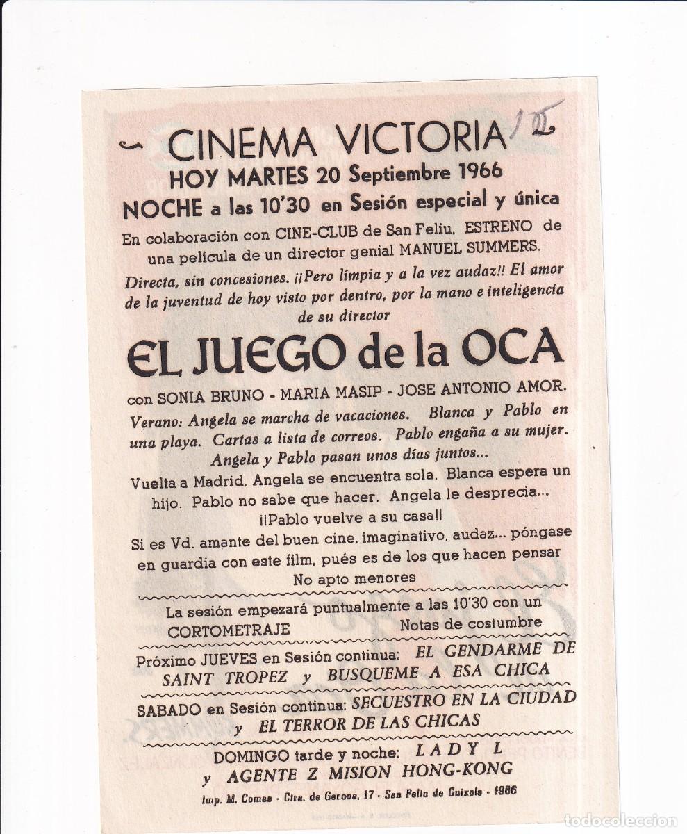 Cine: EL JUEGO DE LA OCA : SONIA BRUNO - Foto 2