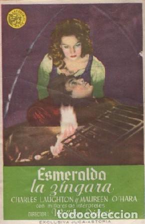 Cine: PROGRAMA DE CINE: ESMERALDA LA Z&Iacute;NGARA PC-8076 - Foto 1