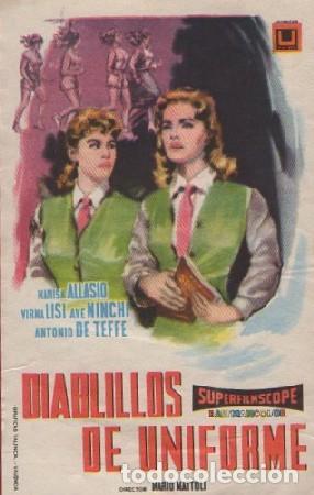 Cine: PROGRAMA DE CINE: DIABLILLOS DE UNIFORME PC-8083 - Foto 1