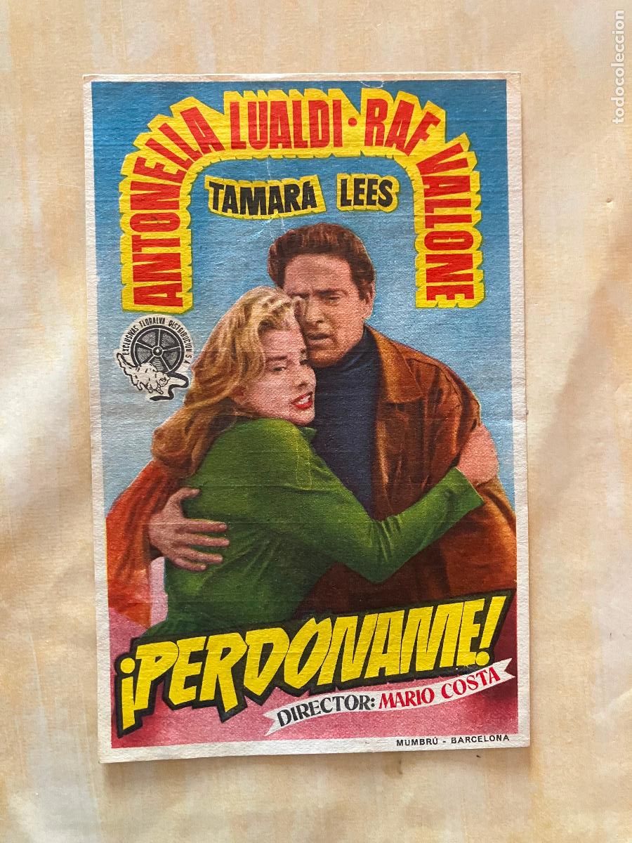 Cine: Perd&oacute;name - Programa de cine C/P Badalona 1954